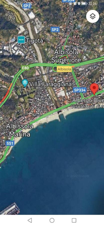 Albergo Blue Fish Albisola Superiore Kültér fotó